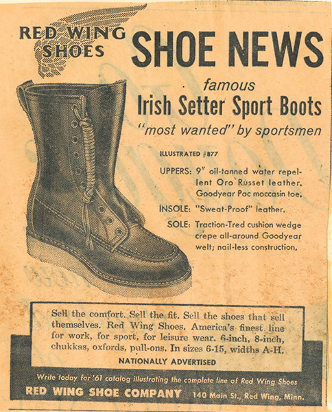 irish setter wedge sole work boots